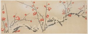 Prugne Fiorite nella Neve, c.1818-29